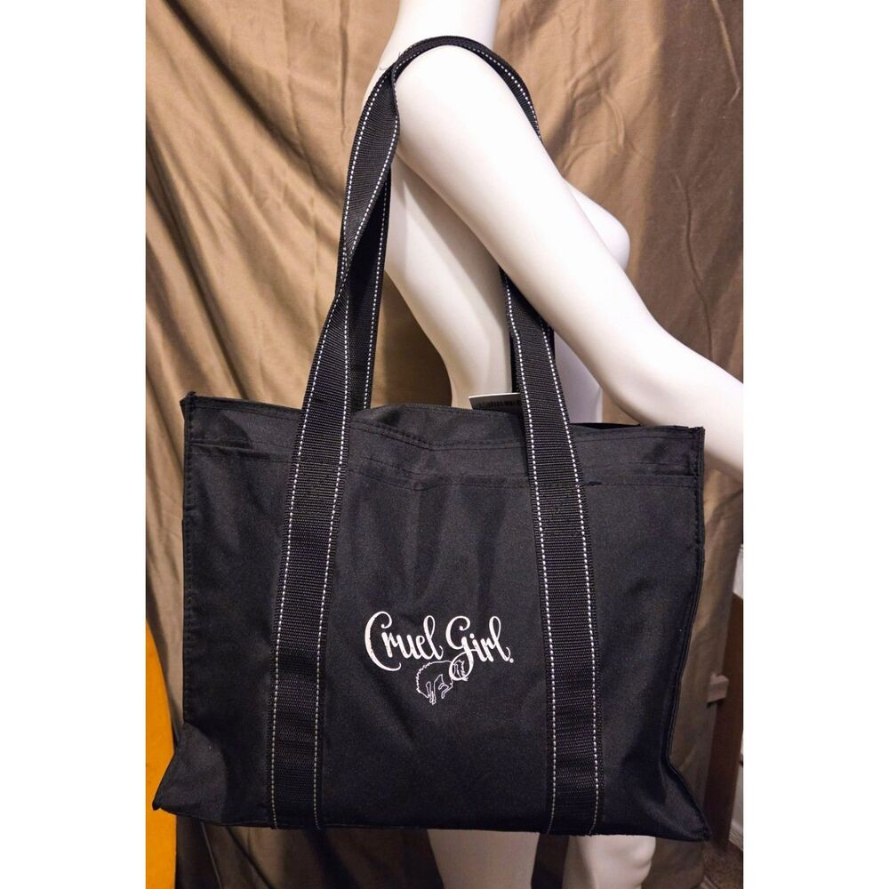 NWT - Cruel Girl Canvas Zippered Tote